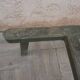 Basin with its ancient zinc trepieds
