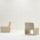 Set of 2 teddy armchairs 70s Italy