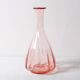 Vintage Pink Glass Decanter: Mid-Century Empoli Carafe, Italy 1930s