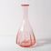 Vintage Pink Glass Decanter: Mid-Century Empoli Carafe, Italy 1930s