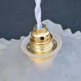 Frosted glass pendant light