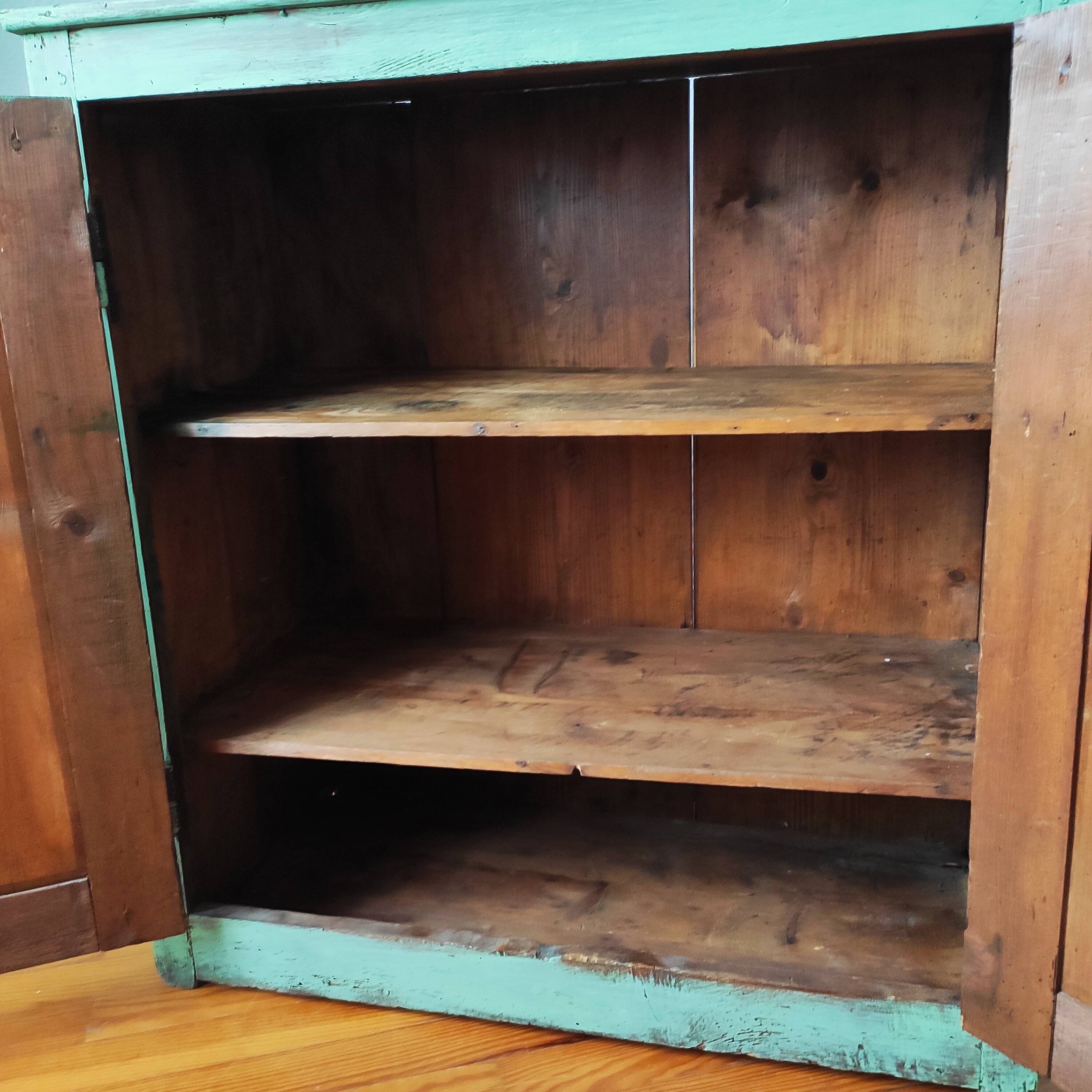 Old Parisian style sideboard with aged patina
