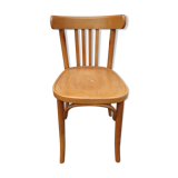 Vintage Baumann bistro chair blond wood
