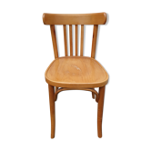 Vintage Baumann bistro chair blond wood