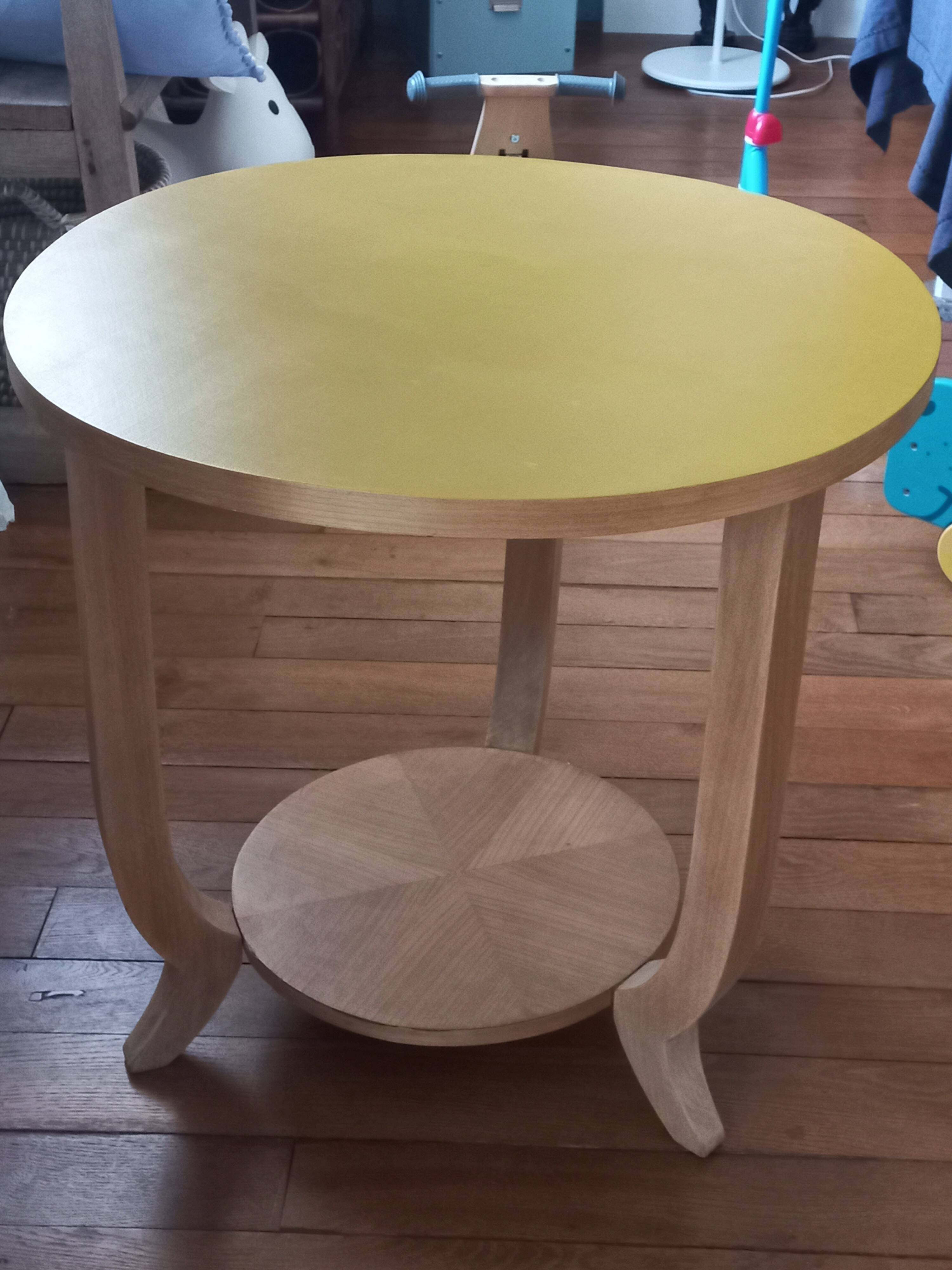 Vintage table from the 50s - 60s, Art Deco.