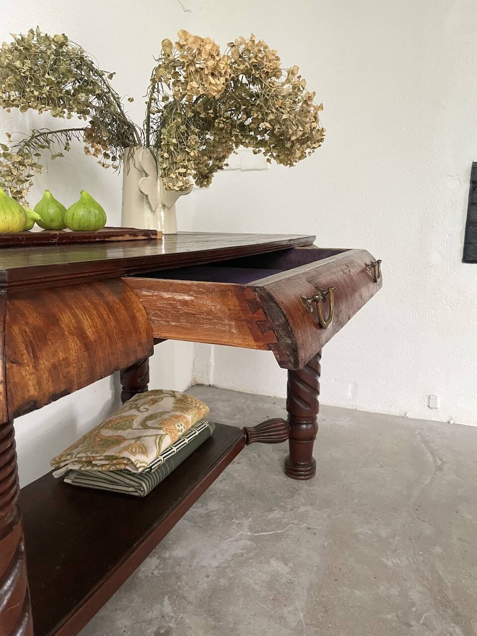 Bureau console acajou 1900