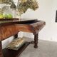 Bureau console acajou 1900