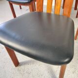 6 Scandinavian teak chairs from Ansager møbler, Denmark 1980s