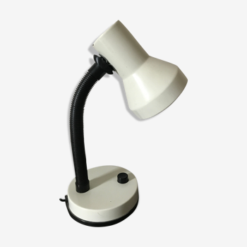 Lampe de bureau flexible blanche