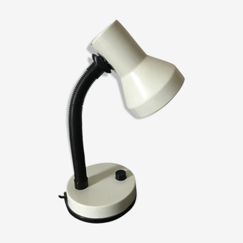 White flexible desk lamp