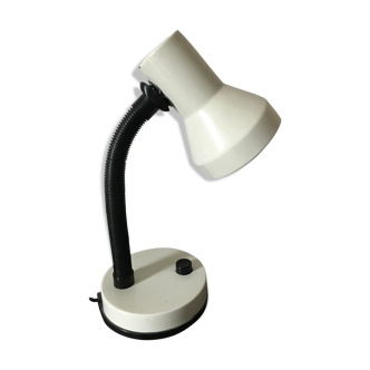 White flexible desk lamp