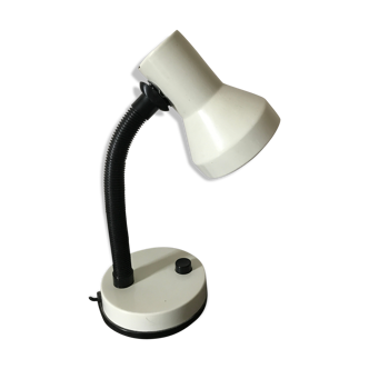 Lampe de bureau flexible blanche