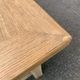 Renovated farmhouse dining table in raw wood from the 20th century 185cm