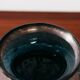 Vaso In Vetro E Argento Overlay American Art Decó 1940’s Design