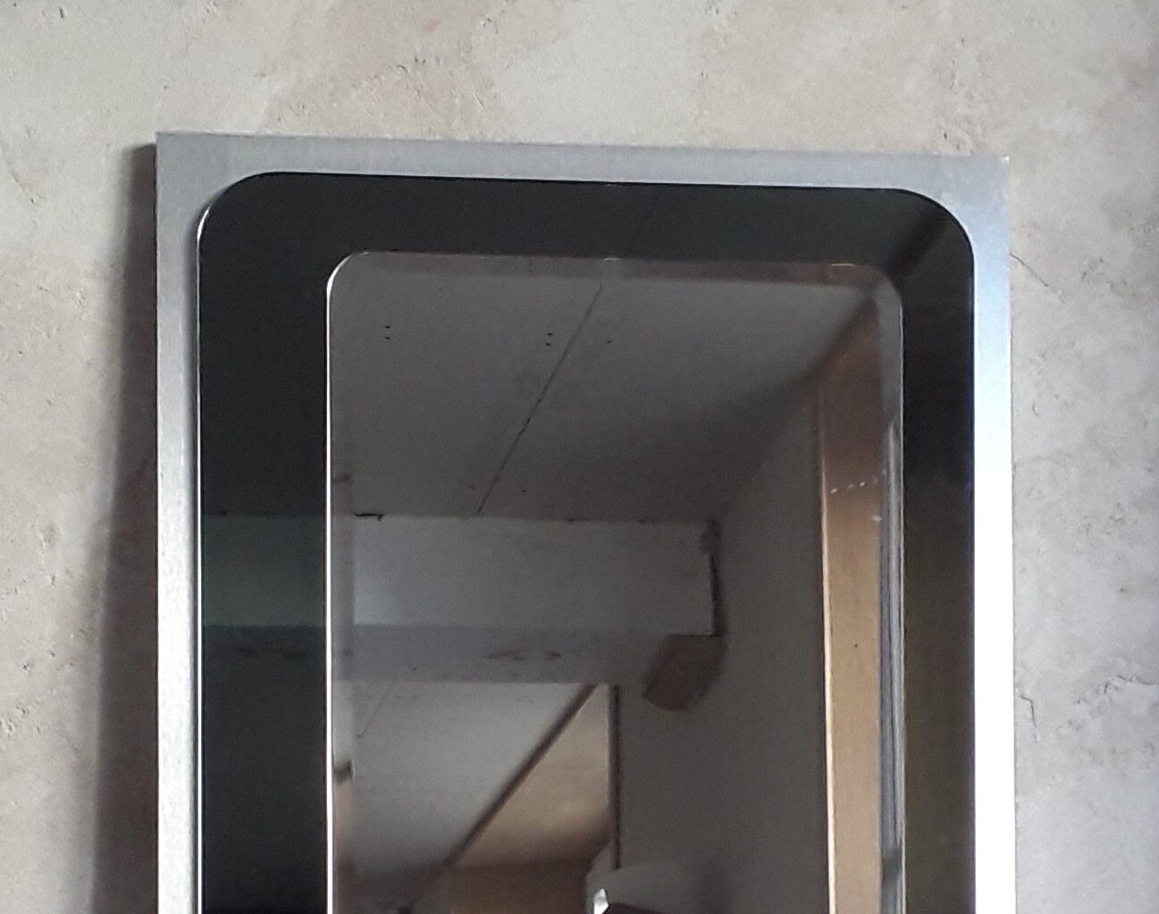 70s two-tone mirror - 97x46cm