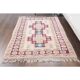Vintage Turkish Oushak Handmade Wool Cotton Beige Area Rug 121x175