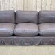 3-seater leather sofa made in the 70s