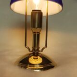 Blue mushroom lamp