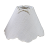 Abat-jour en tissus blanc