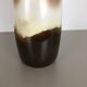 Vase de sol en céramique multicolore 284-47 fabriqué par Scheurich, années 1970