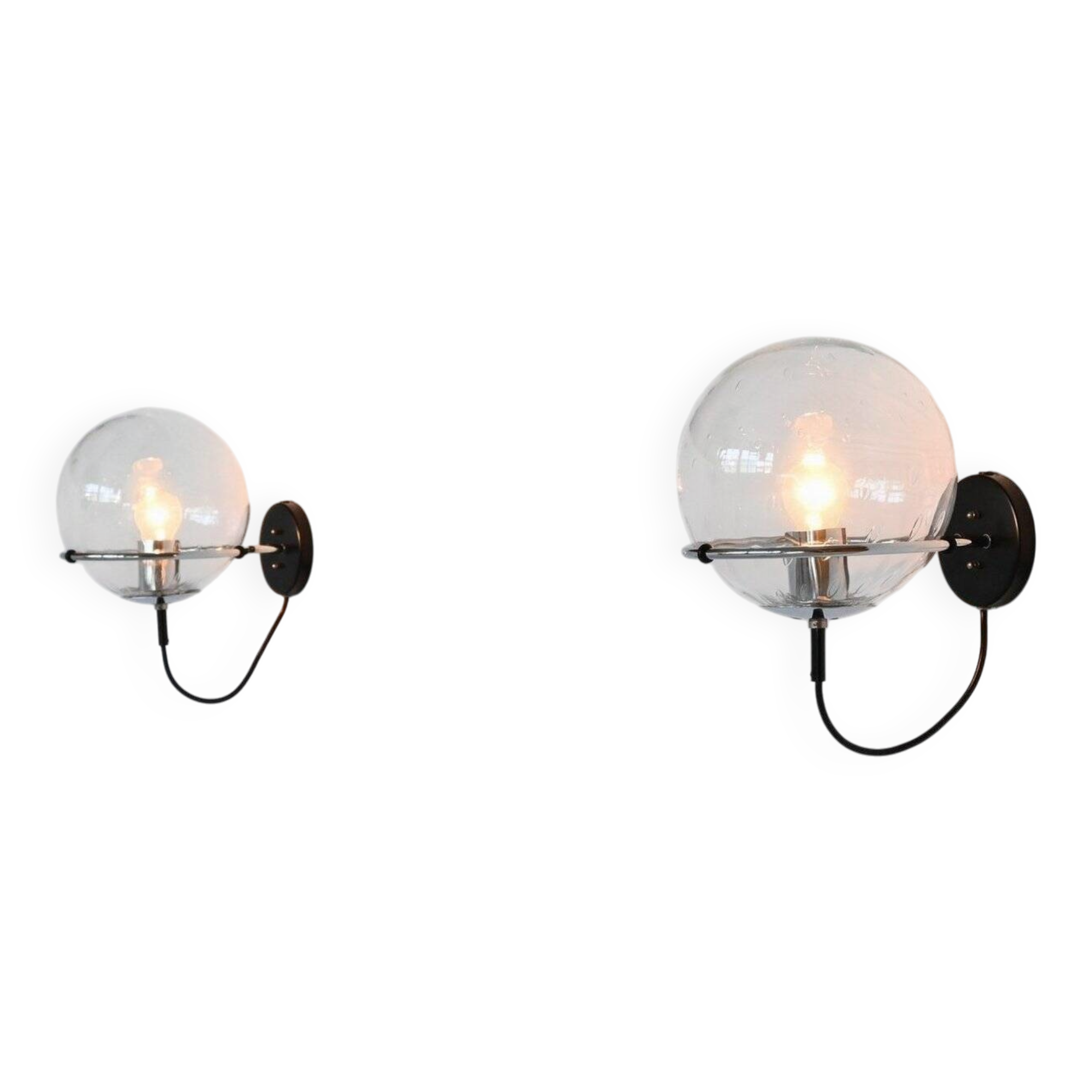 Frank Ligtelijn 'Raindrop' sconces RAAK The Netherlands 1970