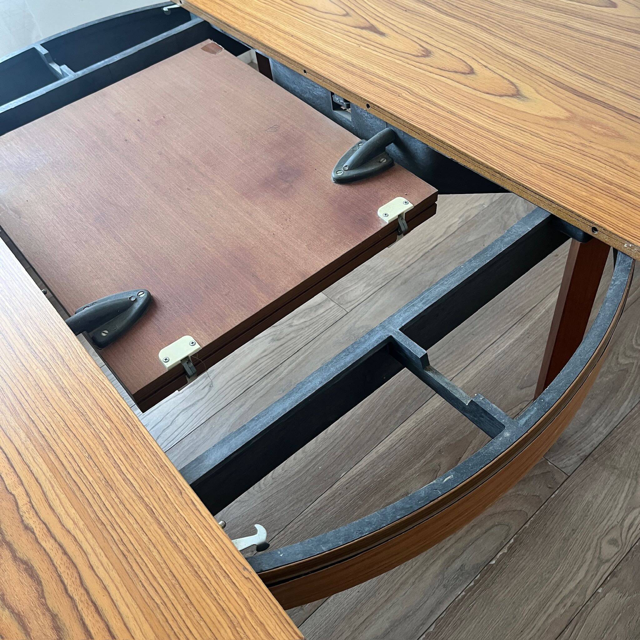 Vintage round dining table