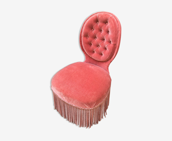 Velvet toad armchair