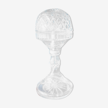 Lampe de boudoir en cristal art déco antique