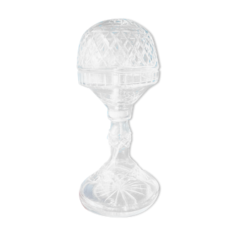 Lampe de boudoir en cristal art déco antique