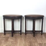Louis XIII style side tables/end tables