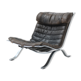 ARI Leather Lounge Chair, by Arne Norell for Möbel AB