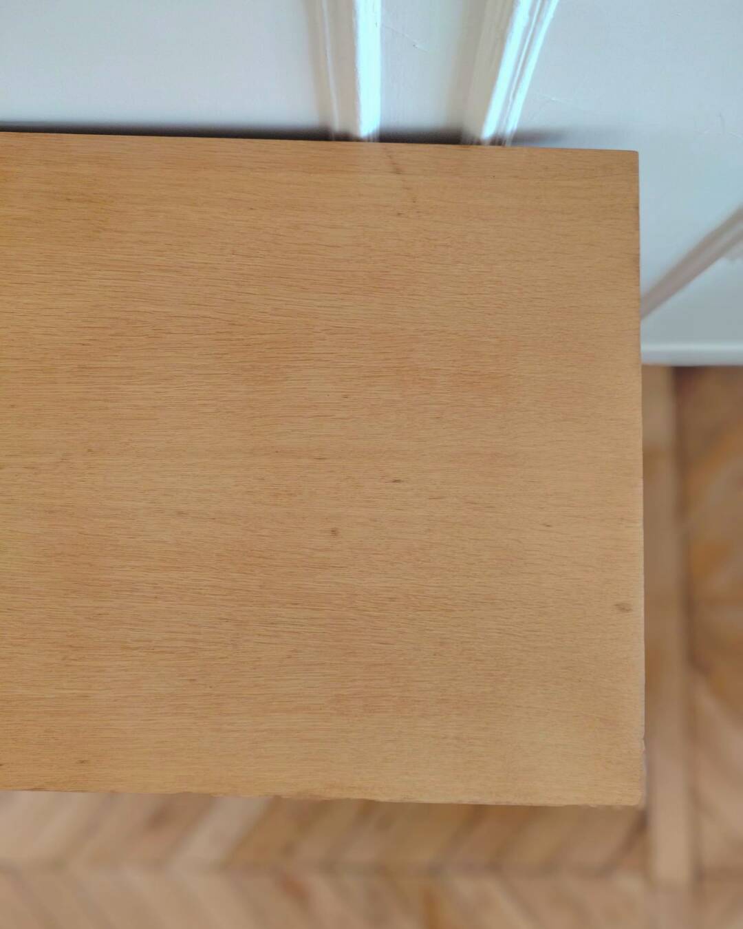 Bureau scandinave vintage rénové, années 50-60