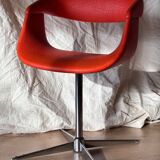 Vintage Lox Space Age orange armchair