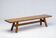 Solid walnut bench "Torbecchia" by Giovanni Michelucci, 1960s