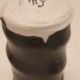Vintage Mado Jolain ceramic vase signed