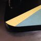 Tray vintage year 59 in formica yellow, blue and black