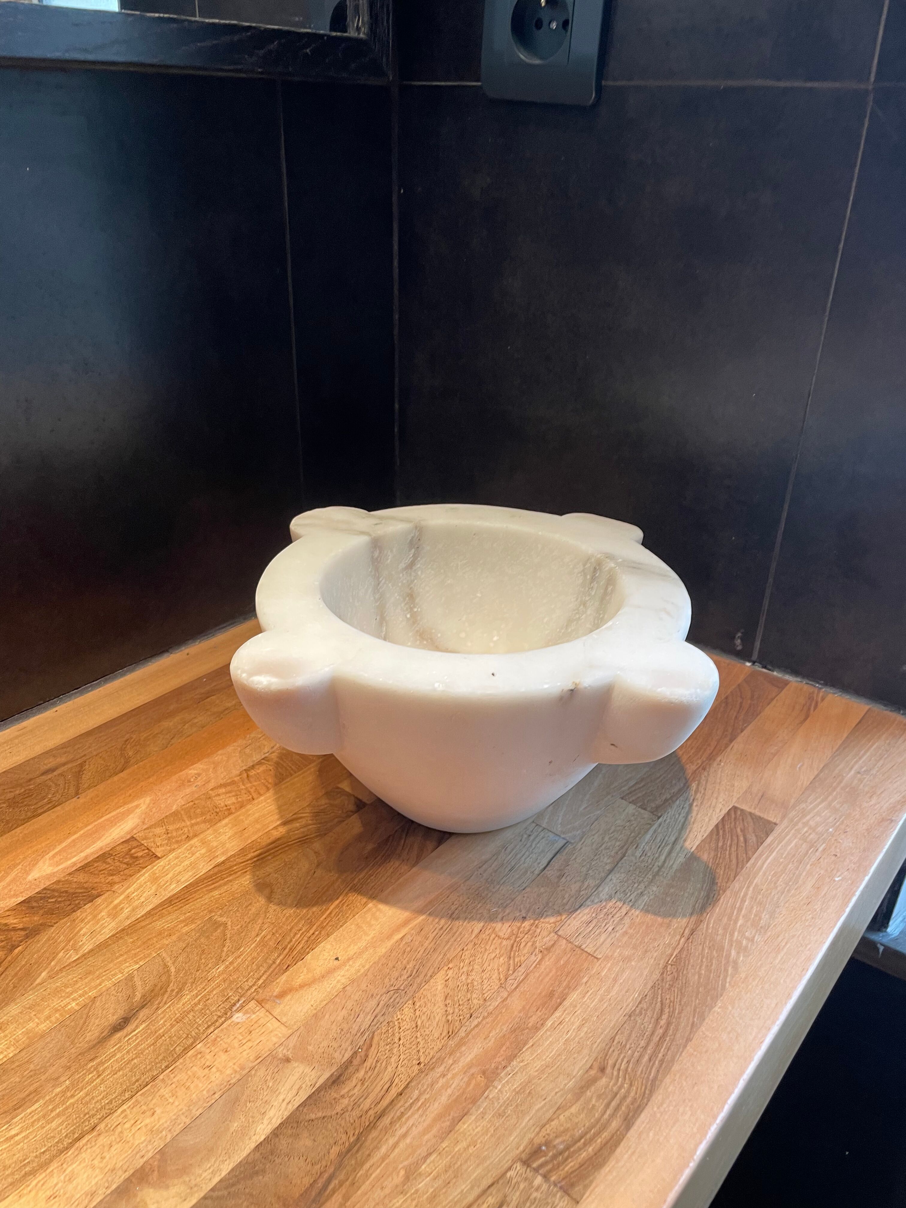 19th century marble mortar