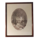 Original etching painting, Winter, signed Legay, XX th