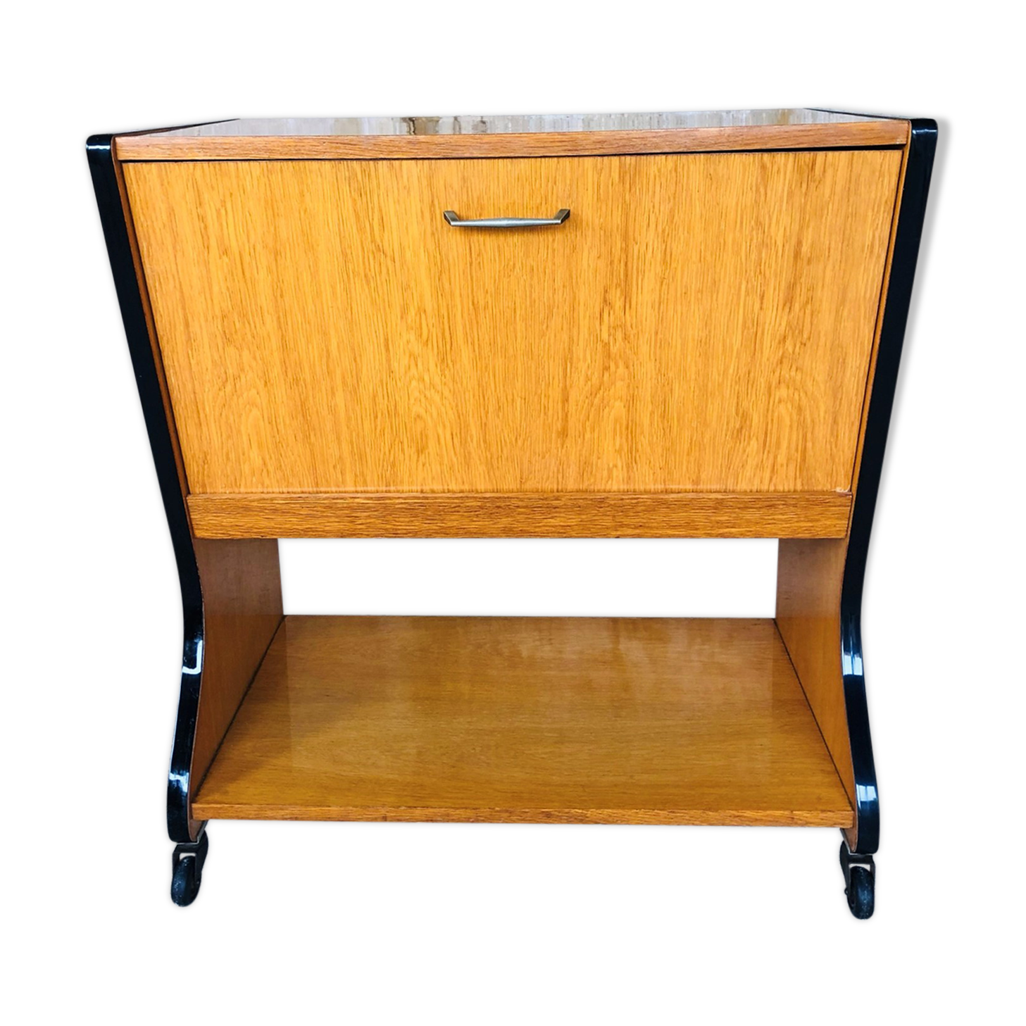 Compartment storage cabinet, TV stand, 60s