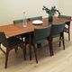Set of six mahogany chairs, Danish design, 1970s, designer: Henning Kjærnul