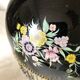 Suspension vintage opaline et perles