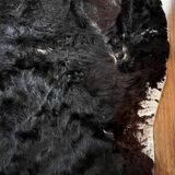 Brown cowhide rug, 2.30m