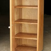 Bright Art Deco wardrobe (1930s). Made of fruitwood.