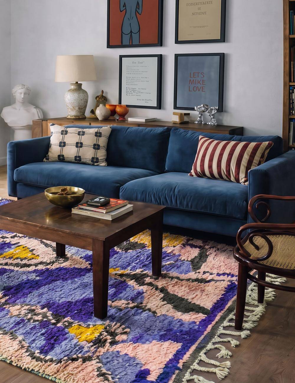 Tapis Boujad Berbère - 282 x 210 cm