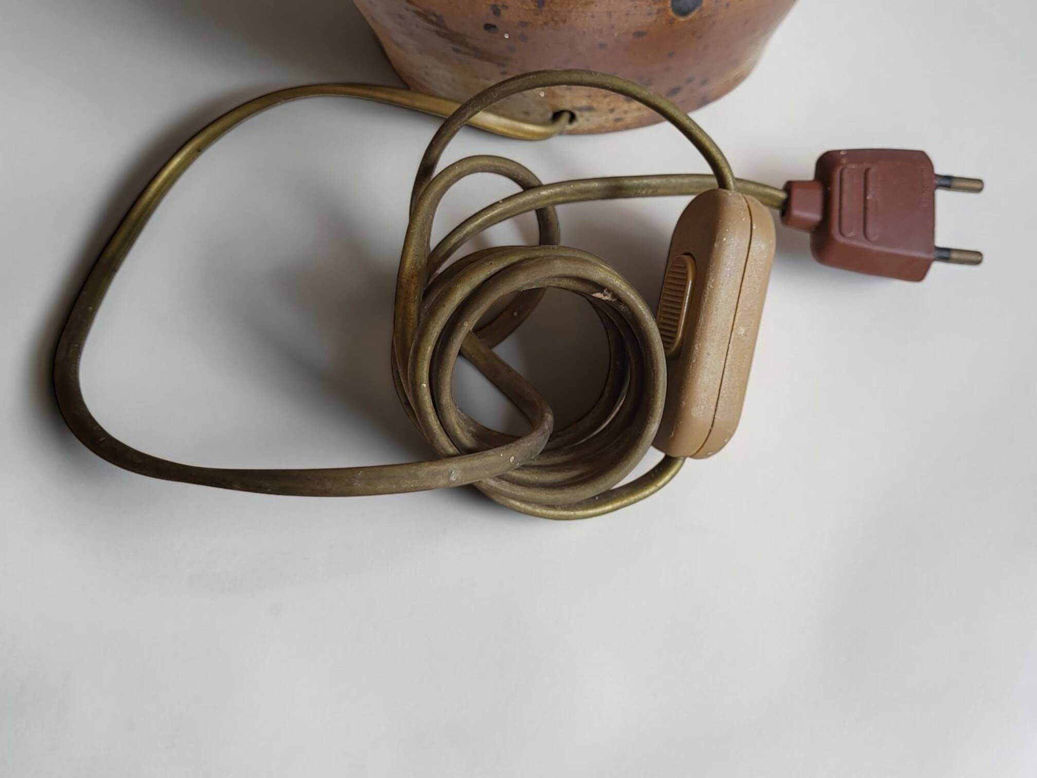 Pyrite stone lamp Bodin / La Borne