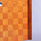 Restored ArtDeco Walnut Maple Wardrobe, J. Halabala, UP Zavody, Czechia, 1930s