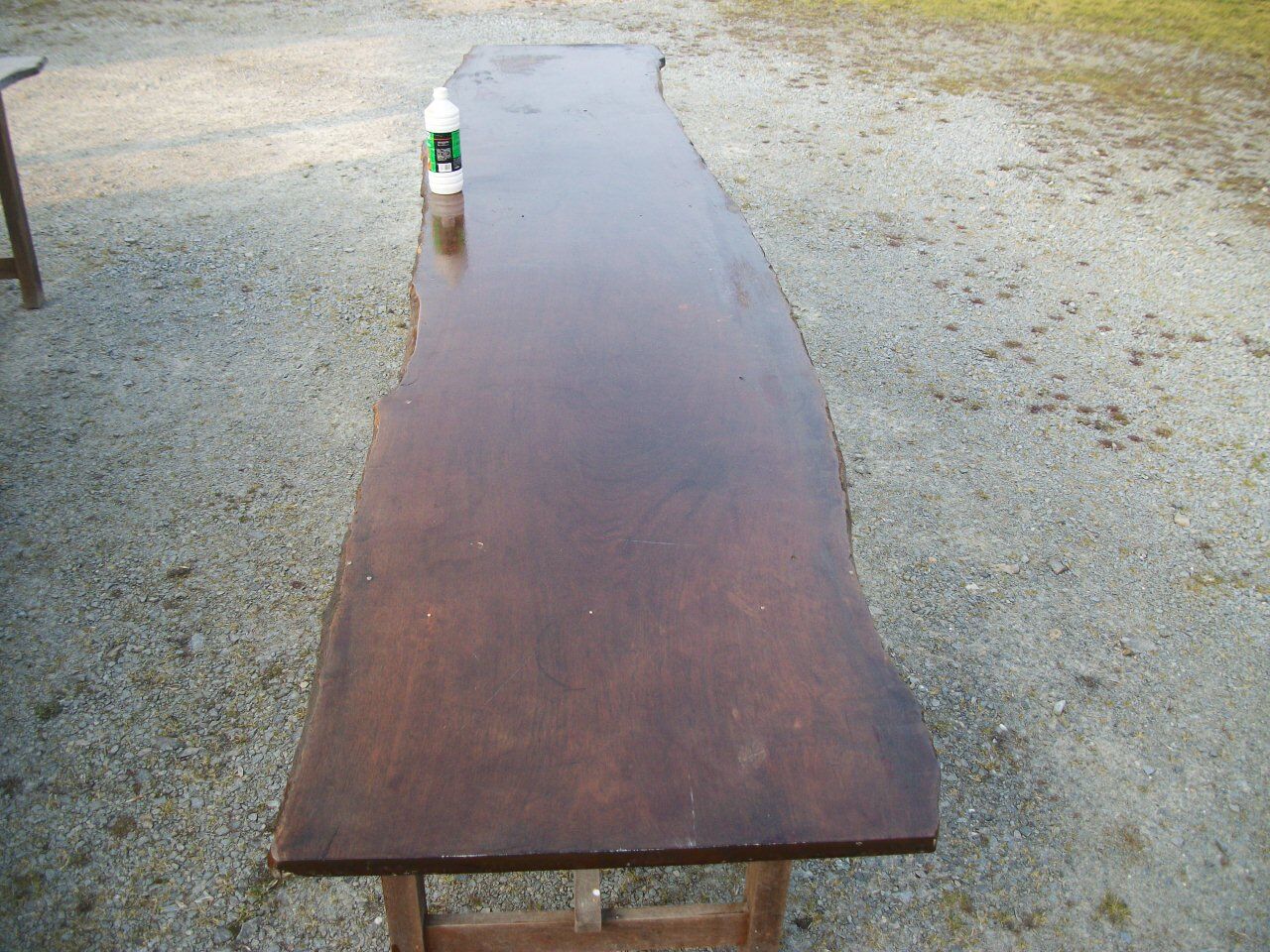 Brutalist farmhouse table