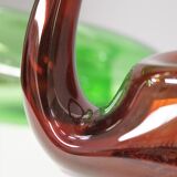 Pair of vintage glass decanters, 1950