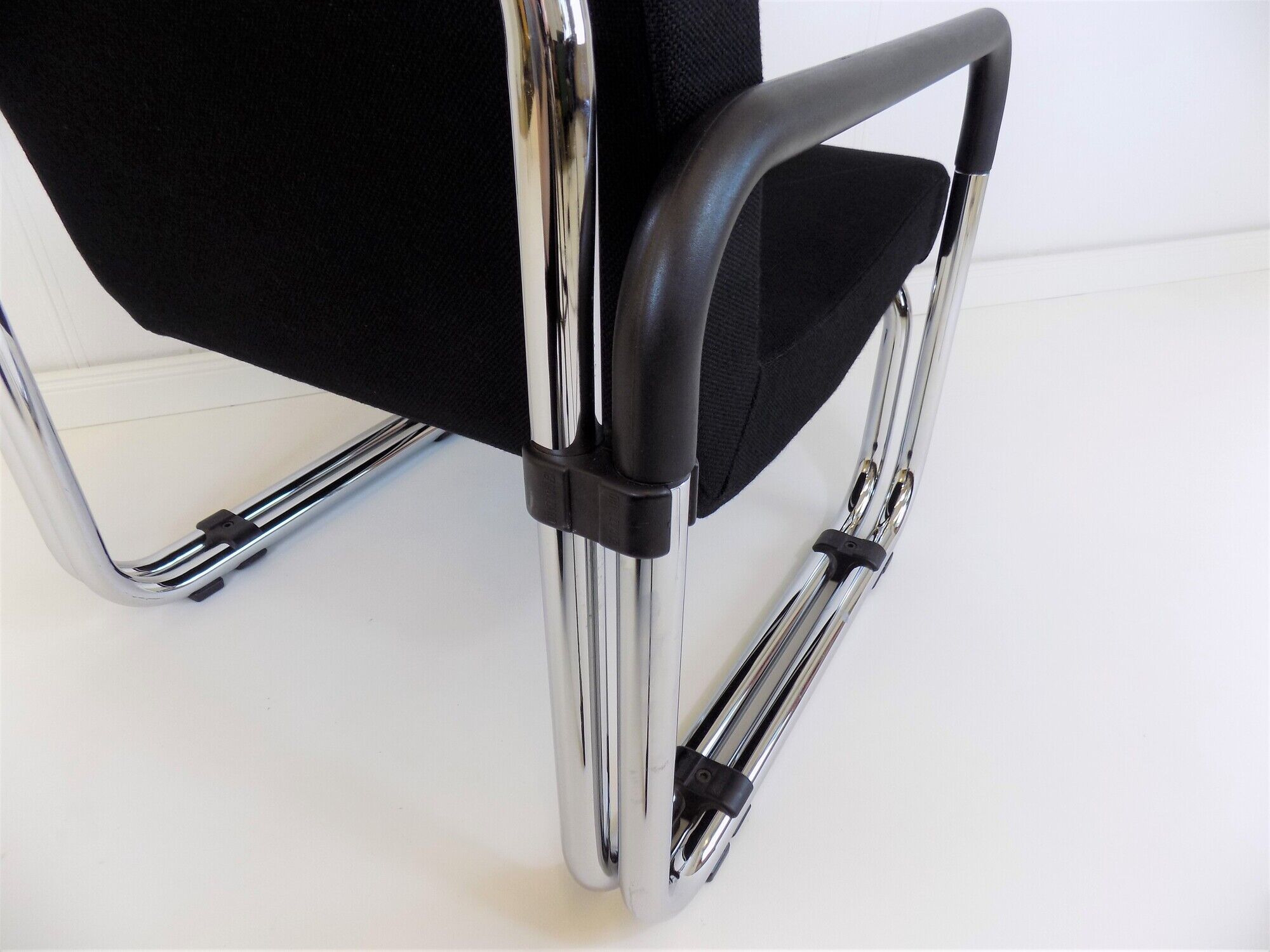 2 Cazzaro Bauhaus tubular steel armchairs