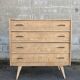 Commode vintage années 1950, pieds compas